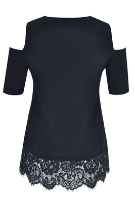 Tunic flare lace DOLCE - blue - #3