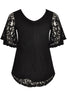 Tunic flare LACE - black  - #2