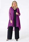 Blouse jacket voile UNI - purple