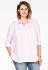 Blouse big stripe - pink