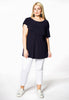 Tunic flare asym frill DOLCE - blue - #2