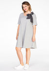 Dress scarf dots - grey