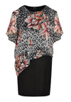 Dress double top LEOFLOWER - black - #3