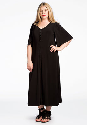 Cardi-dress long DOLCE - black  - #2