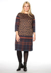 Dress Leopard Check - multi