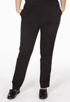 Trousers white piping MILANO - black 