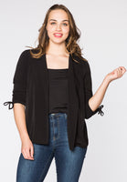 Cardi-jacket pull string DOLCE - black  - #1