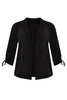 Cardi-jacket pull string DOLCE - black  - #4