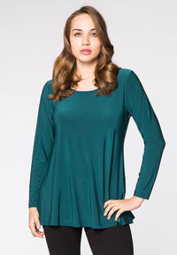 Shirt flare long sl DOLCE - green - #1