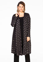 Cardigan GOLD DOTS - black  - #1