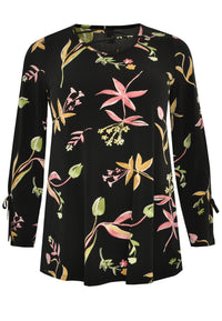 Tunic flare straps TULIP - black - #4