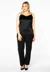 Singlet spaghetti SILK - black - #2