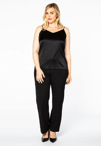 Singlet spaghetti SILK - black - #2