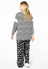 Sweater leopard stripe - white - #3