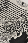 Sweater leopard stripe - white - #5