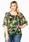 Blouse short LUCY - green