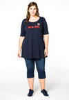 Tunic flare AMORE BELLA - blue