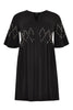 Tunic ruffled pearls DOLCE - black  - #4