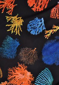 Tunic wide bottom CORAL - black - #5