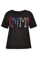 Shirt wide KARMA - black  - #4