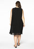 Dress plissé VOILE - black  - #3