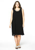 Dress plissé VOILE - black  - #2