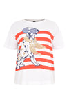 Shirt wide fashion dog - white - #4