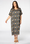 Dress straight AFRICA - green
