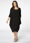 Dress pointy balloon DOLCE - black