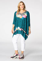 Kaftan LEO FLOWER - blue - #2