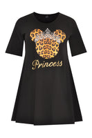 Tunic wide bottom Princess - black  - #4