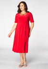 Dress tape neck DOLCE - red
