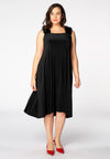 Dress flower straps DOLCE - black