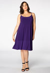 Dress spaghetti straps DOLCE - purple