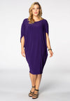 Dress asymmetrical DOLCE - purple