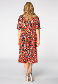 Dress cut-out RED LEO - red - #3