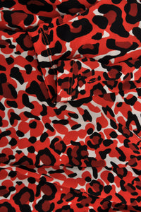 Dress cut-out RED LEO - red - #5