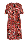 Dress cut-out RED LEO - red - #4