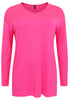 Pullover V basic - pink - #4