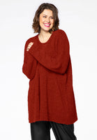 Pullover teddy - orange  - #1