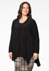 Cardigan blazer collar DOLCE - black