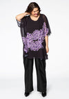 Kaftan BLOSSOM - black