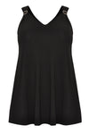 Singlet flare embelished DOLCE - black - #4