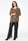 Shirt ZEBRA wide knot - brown