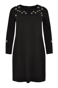Dress INTERLOCK rings - black - #4