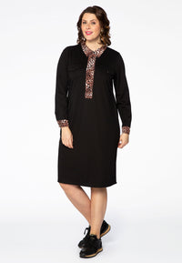 Dress leopard collar - black - #2