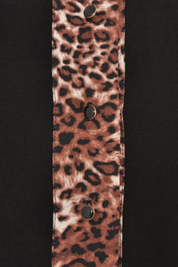 Dress leopard collar - black - #5