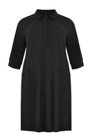 Dress INTERLOCK collar - black - #4