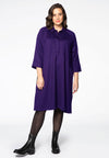 Dress INTERLOCK collar - purple 