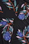 Tunic VERA grandad collar - black - #5